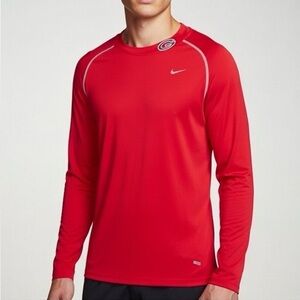 NIKE PRO MEN’S COMPRESSION LONG SLEEVE SHIRT UNIVERSITY OF GEORGIA SIZE XL